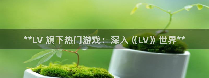 新宝gg创造奇迹官方登录入xb：**LV 旗下热门游戏：深入《LV》世界**